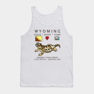 Wyoming - Horned Toad (frog) - State, Heart, Home - state symbols Tank Top